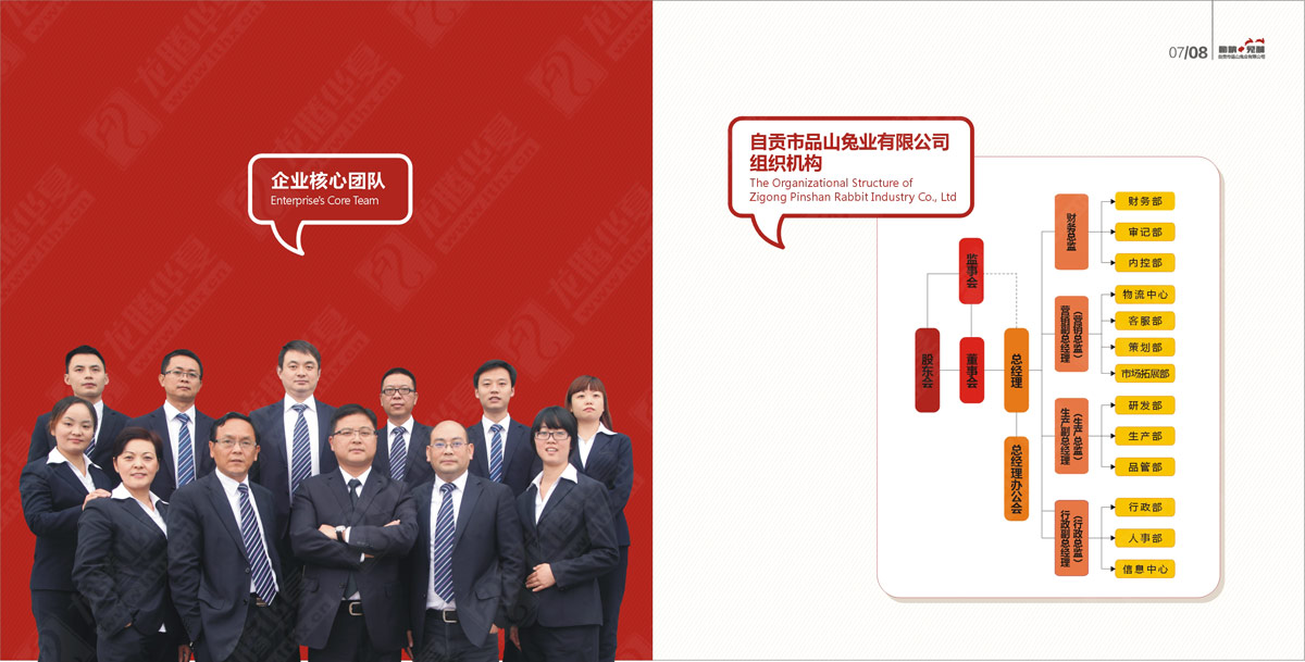 品山兔業(yè)宣傳畫冊設(shè)計