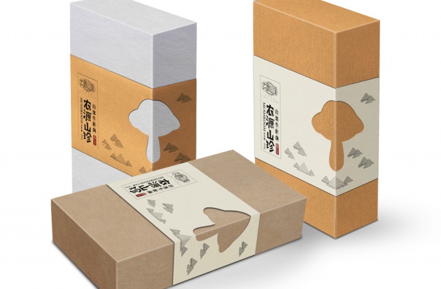 大山山珍菌類包裝設計-品牌命名、廣告語、LOGO設計、產(chǎn)品包裝設計、微信公眾號及微商城建設