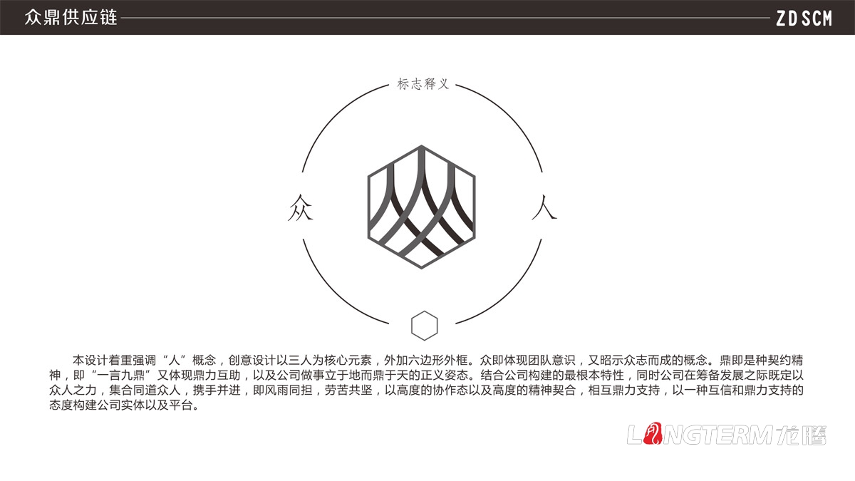 眾鼎供應鏈公司標志及VI設計|佛山眾鼎供應鏈管理有限公司品牌LOGO形象視覺標志設計